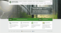 Desktop Screenshot of myerscontainer.com