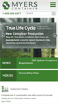 Mobile Screenshot of myerscontainer.com